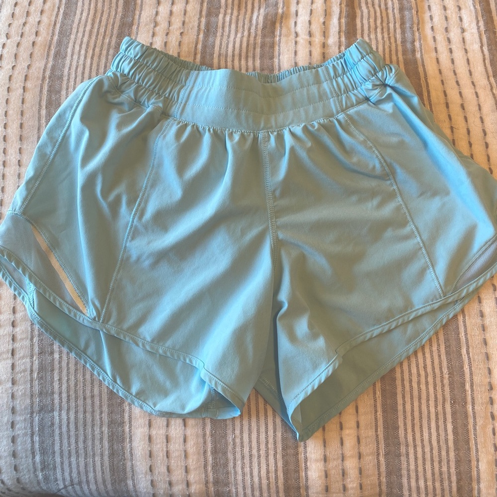 Sz 4 Tall lululemon shorts - turquoise
